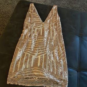 Rose Gold Shimmer Dress
